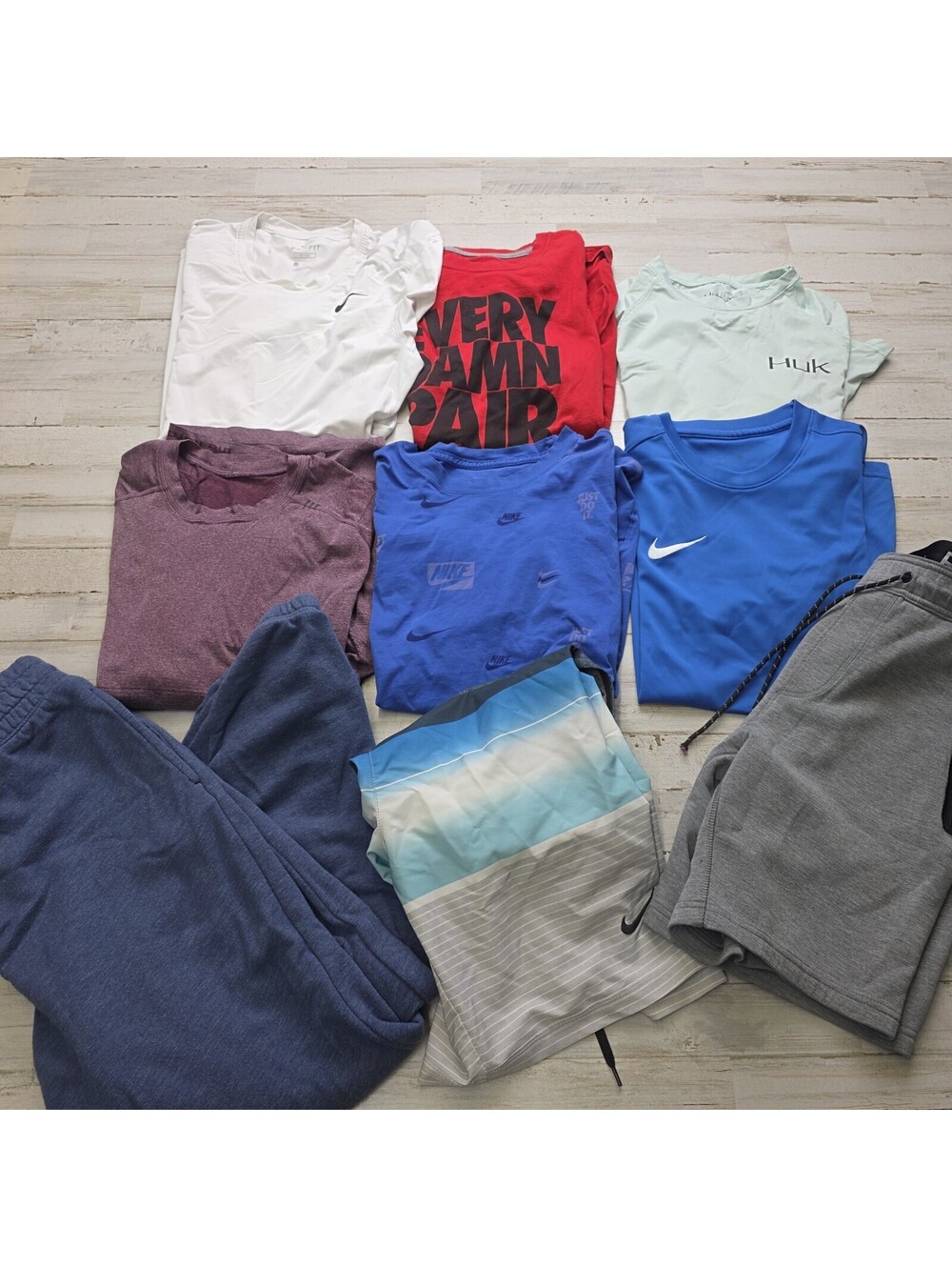 Nike Am Eagle Lululemon ATHLETIC WORKOUT Bundle Lot 6 Shirts 2 Shorts 1 pants